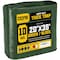 Core Tarps Heavy Duty Tarp, 35 ft L x 0.5 mm H x 20 ft W, 10 Mil, Green/Black, Polyethylene CT-603-20X35 - alternate 1